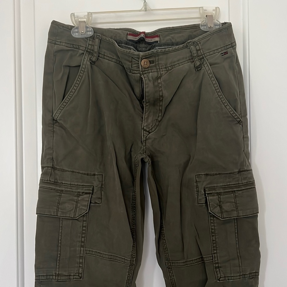 Tommy Hilfiger Olive Green Cargo Pants